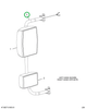 2515890C91 Arm, Mirror Assembly, With Har