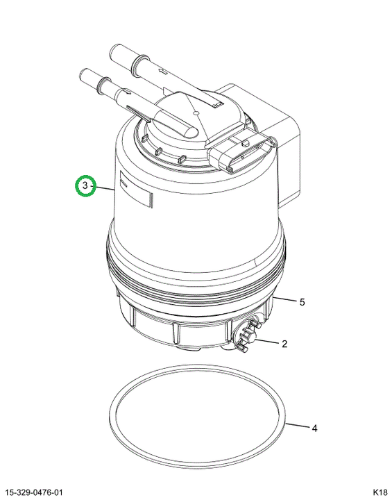 2515892C91 FILTER,ELEMENT, FUEL FILTER
