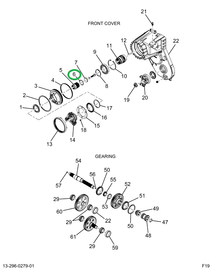 2515903C1 CASE,O-RING 5X-1383