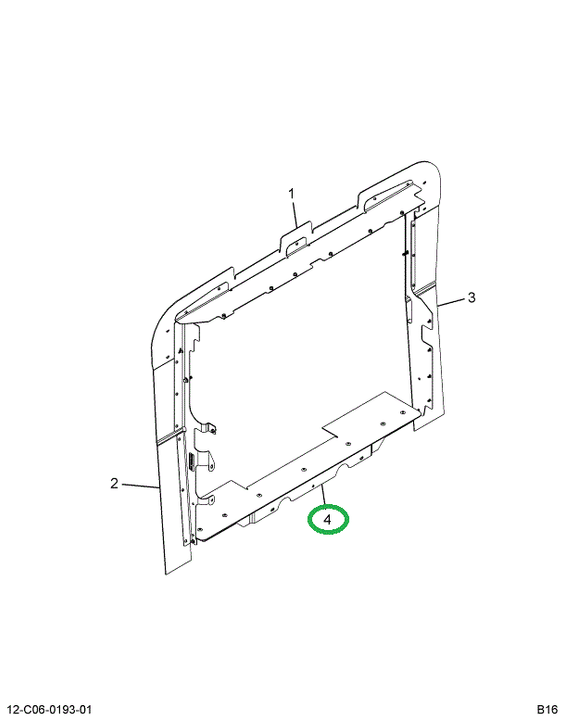 2515979C1 Seal Assy, Bottom, Radiator