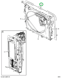 2516023C1 CHANNEL,SUPT. ASSY TOP