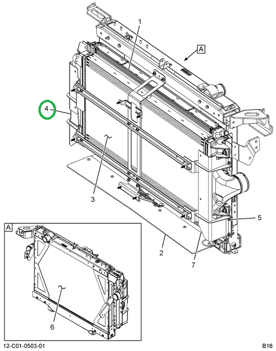 2516028C1 Bracket. Assembly R H