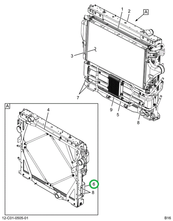 2516034C1 Bracket, Cac, Rad/cac