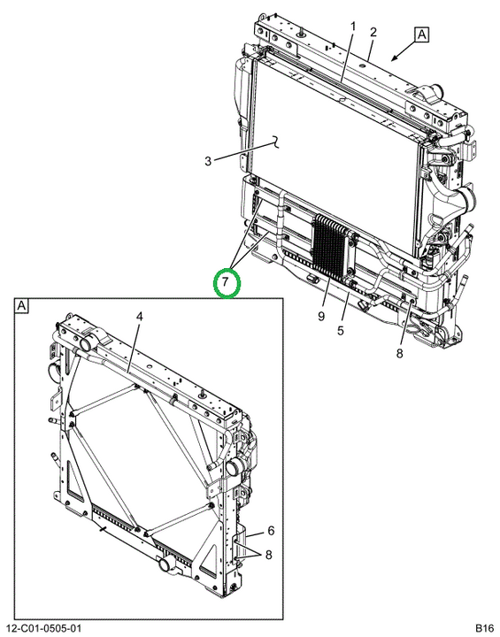 2516035C1 Bracket, Cac, Rad/cac