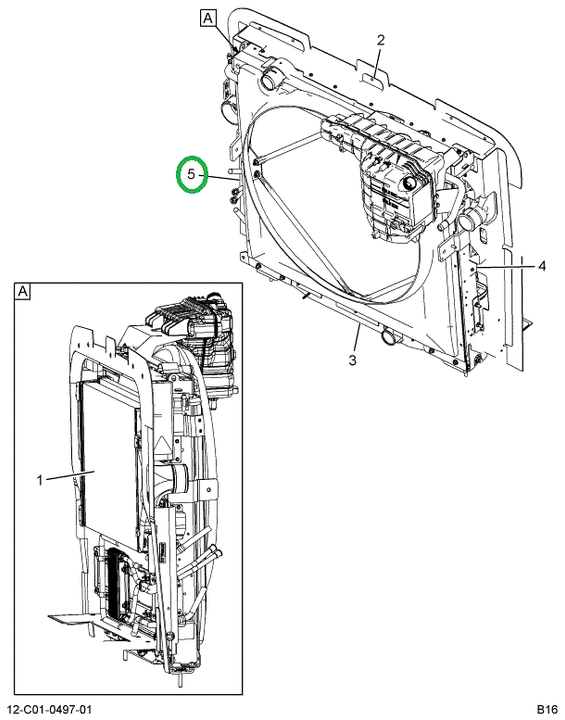 2516048C1 Support, Assembly Right Hand