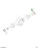 2516112C91 SHAFT, AXLE LEFT HAND REAR REA
