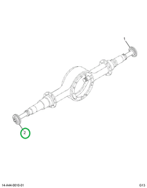 2516115C91 SHAFT, AXLE RIGHT HAND REAR RE