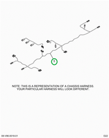 2516342C91 Harness, Master,  N13 Forward,