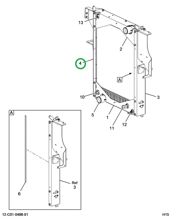 2516418C1 Channel, Passenger Side