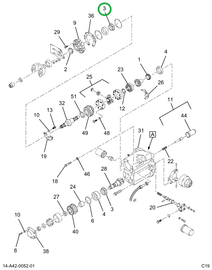 2516431C91 BEARING,CONE, BEARING