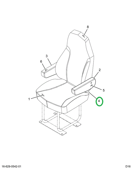 2516447C1 FRAME,BACK FR
