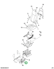 2516559C91 MANIFOLD ASSY, SEAT FOUR BUTTO