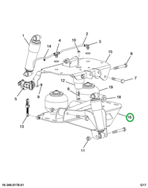 2516632C1 CMEMBER,BRACKET, CROSSMEMBER