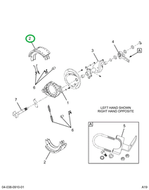 2516665C91 BRAKE,SHOE AND LINING