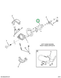 2516667C91 BRACKET, CAMSHAFT RH