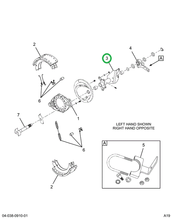 2516667C91 BRACKET, CAMSHAFT RH