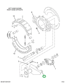 2516717C91 BRACKET, S- CAM SUPPORT LEFT H