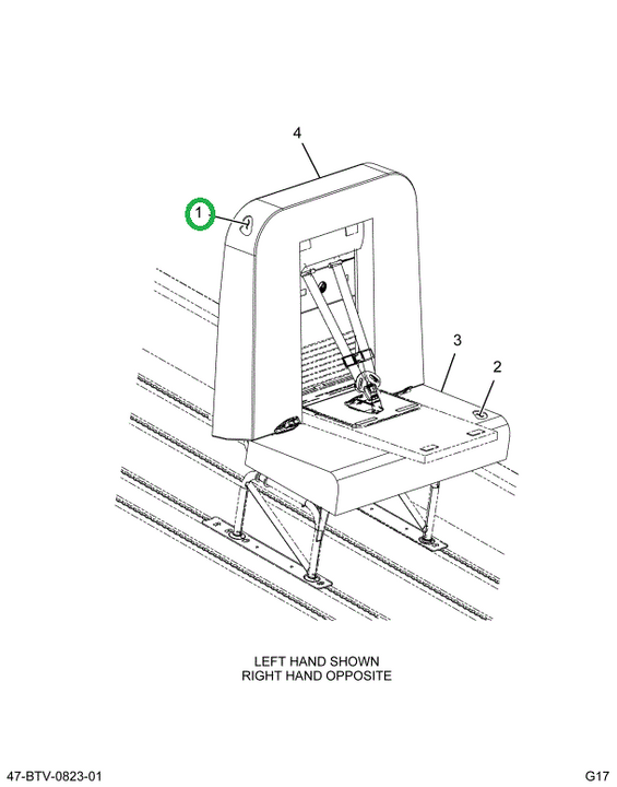 2516861C1 Seat, Back Foam