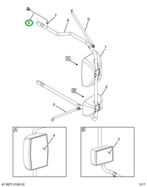 2516882C1 Harness, Mirror Wiring