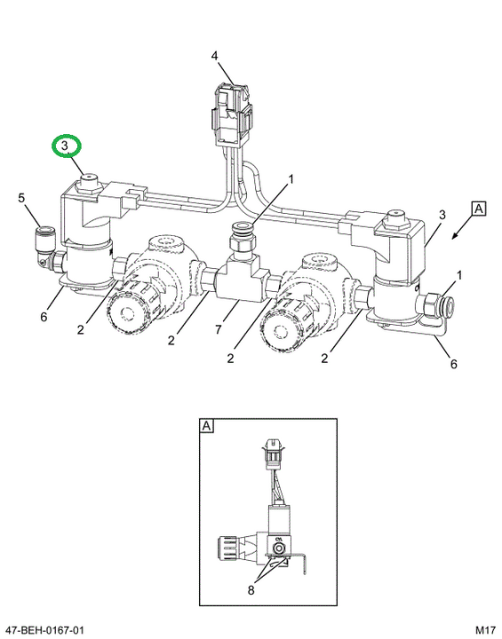 2517093C1 VALVE, SOLENOID 12 VOC