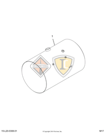 2517099C91 TANK, FUEL, SERVICE, W/CAP