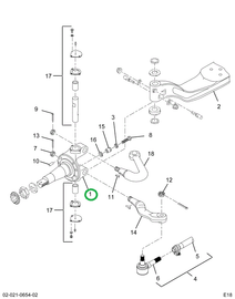 2517217C91 KNUCKLE, RIGHT HAND STEERING