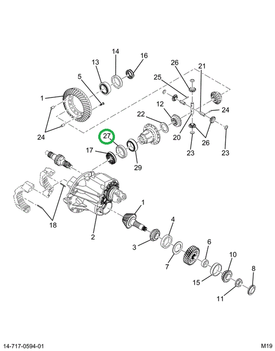 2517235C91 CUP,BEARING CUP, CARRIER OUTER