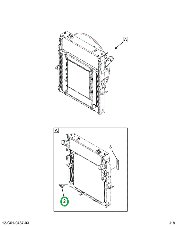 2517300C1 PLUG,FITTING, RADIATOR 1/4NPTX