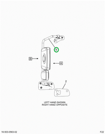 2517377C91 BRACKET ASSY, RH, SS, RMT, HTD