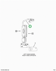 2517379C91 BRACKET ASSY, RH, SS, RMT, HTD