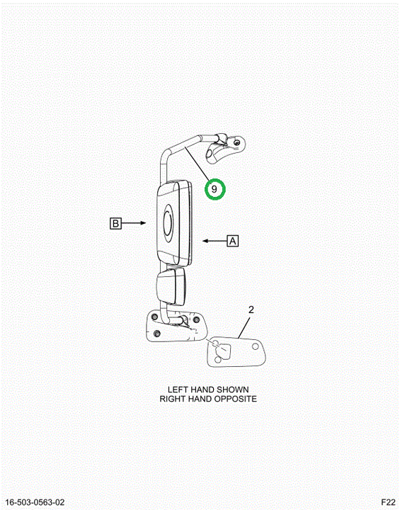 2517379C91 BRACKET ASSY, RH, SS, RMT, HTD