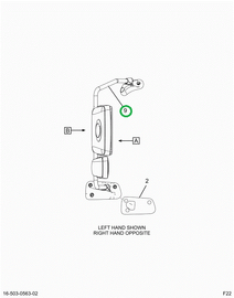 2517383C91 BRACKET ASSY, RH, BLACK, RMT,