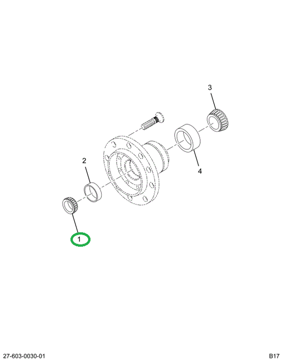 2517421C91 BEARING,CONE, BEARING