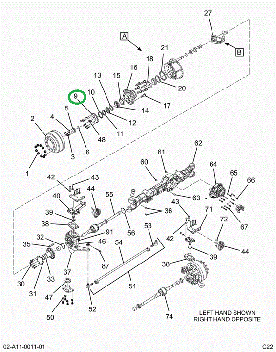 2517432C91 FLANGE, DRIVE MODULE