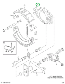 2517436C91 Spider, Right Hand Meritor