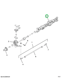2517553C91 Housing, Front Drive Axle, Mer