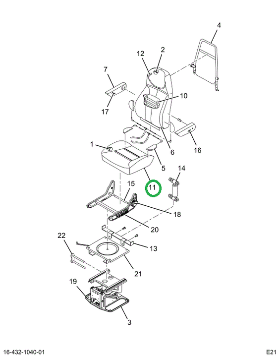 2517570C91 COVER, CUSHION