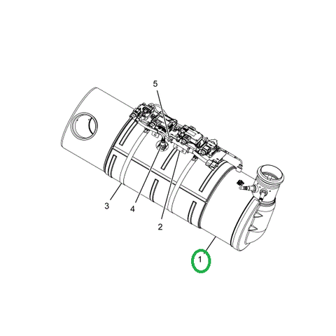 2517676C91 Scr, Aftertreatment Horizontal