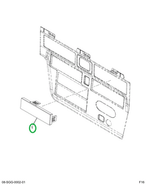 2517882C1 PANEL,4 SWITCH CUT OUT