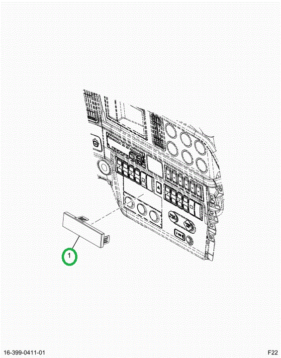 2517887C1 PANEL,WINCH BRAKE CUT OUT