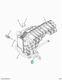 2518065C1 BRACKET, SURGE TANK