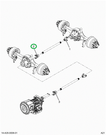 2518089C91 FLANGE,YOKE, DIFFERENTIAL, HOY