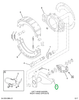 2518123C91 BRACKET, LEFT HAND REAR S- CAM