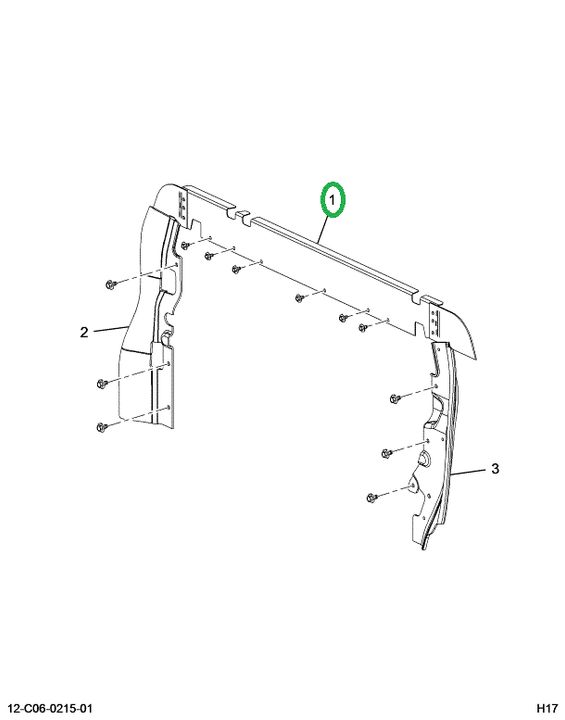 2518148C91 SEAL, UPPER RECIRCULATION. RAD