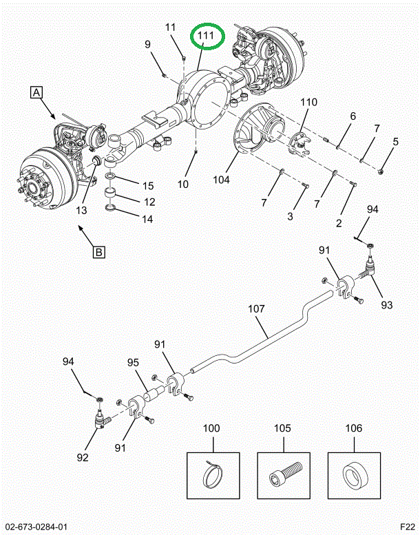2518159C91 Housing, Axle