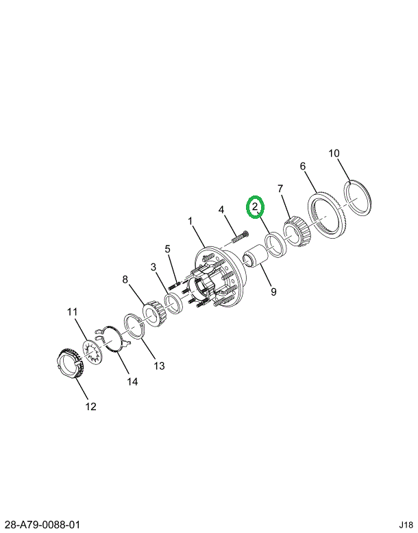 2518408C1 BEARING,CUP, BEARING INBOARD
