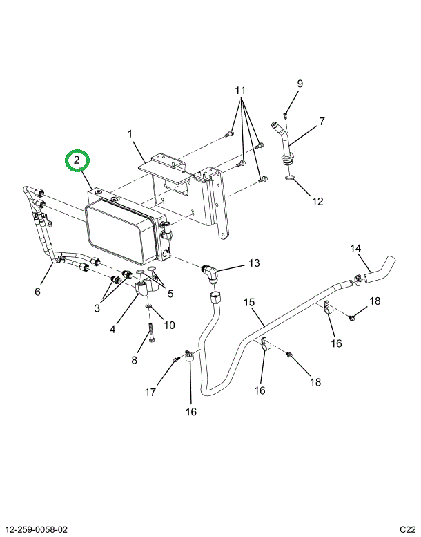 2518431C1 COOLER, OIL