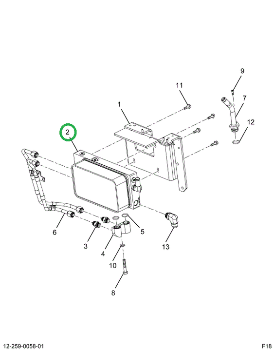 2518431C1 COOLER, OIL