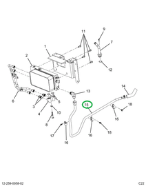 2518443C1 TUBE, OIL COOLER