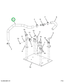 2518453C1 HOSE, OIL COOLER